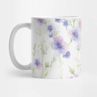 Abstract Summer Wild Lilac Flower Background Mug